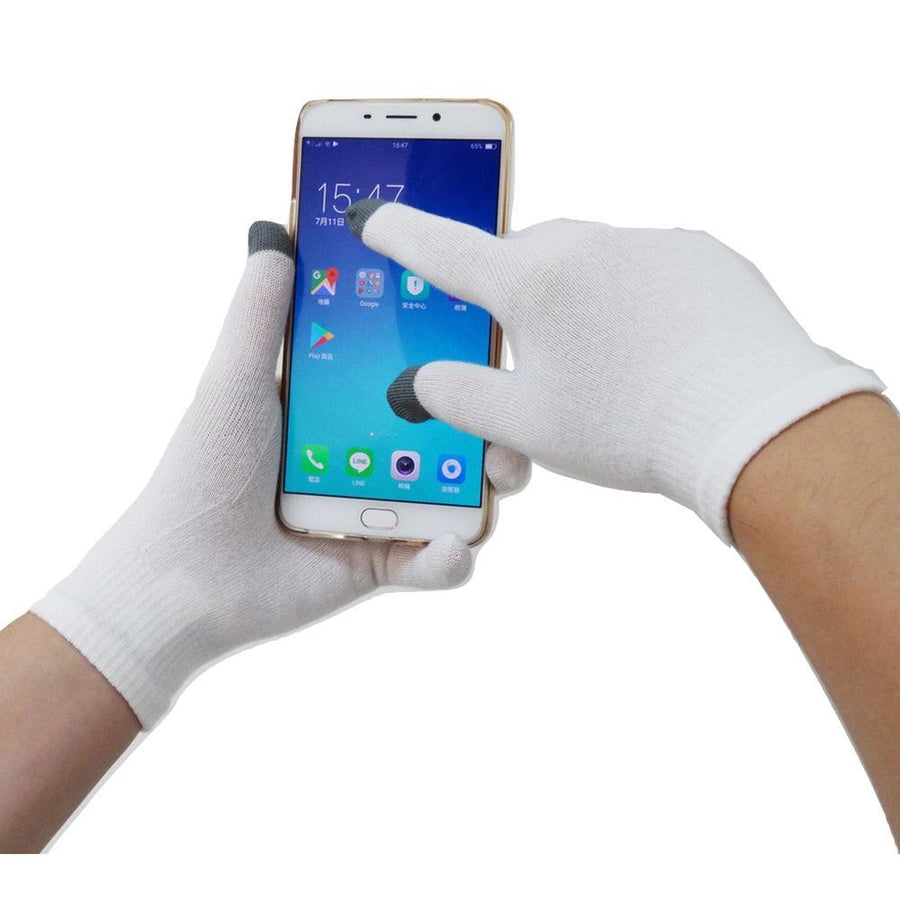 Zinc-Infused Touch Screen Gloves for Adults - Eczema Oasis