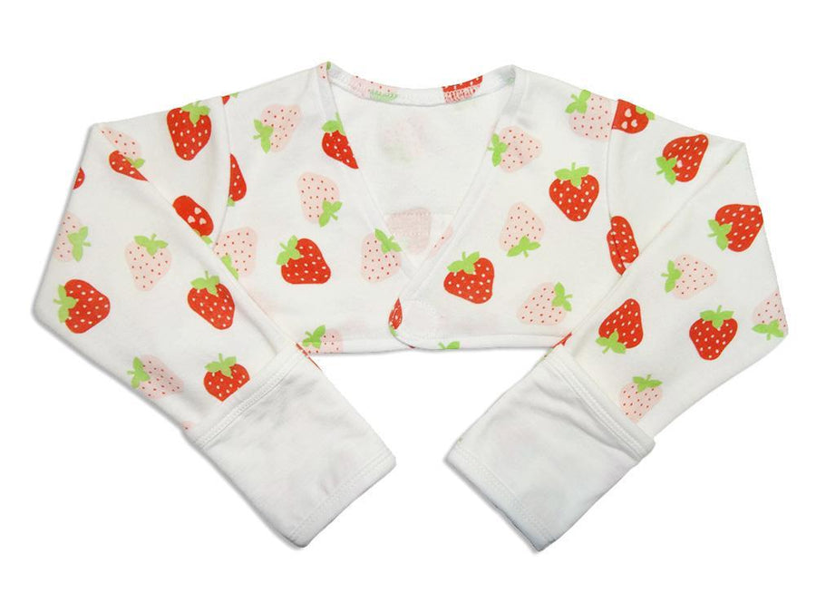 Scratch Sleeves with Zinc-Infused Flip Mittens (Strawberry) - Eczema Oasis